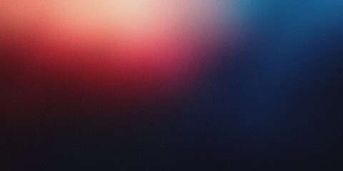 Blurred gradient from warm amber to deep burgundy, fading into a midnight blue background, noise texture effect