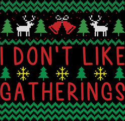 christmas card with deer