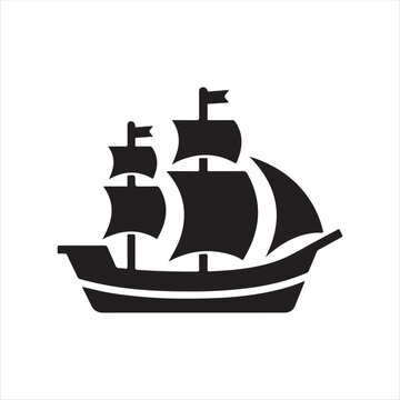 recommend clip art: Longship Silhouette Vector Illustration – Nautical Theme Graphic Design