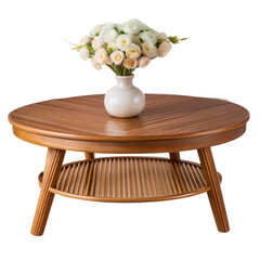 A Coffee Table, Isolated on Transparent Background, PNG
