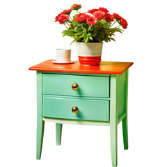 A Nightstand, Isolated on Transparent Background, PNG