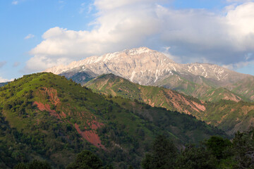landscape in the mountains