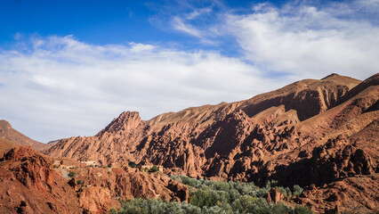 Obraz premium The desert landscape of Southern Morocco