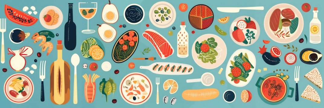 Food service offering wide range of dietary accommodation ensuring guest dietary restriction including vegan glutenfree allergyspecific need can enjoy their meal without worry depicted vibrant