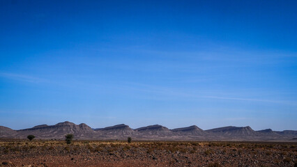 The Sahara Desert en route to Erg Chigaga in Morocco