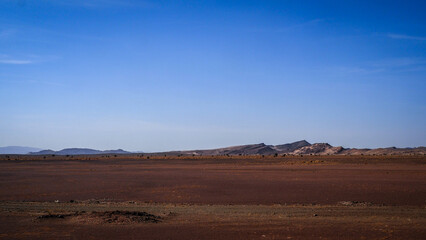 The Sahara Desert en route to Erg Chigaga in Morocco