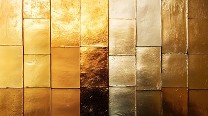 Luxury gold gradient palette set