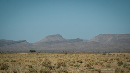 The Sahara Desert en route to Erg Chigaga in Morocco