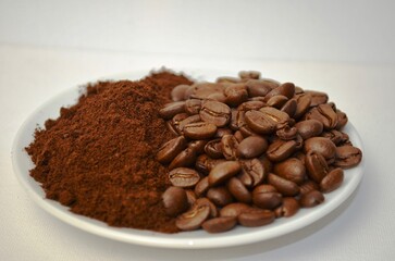 coffee coffee beans close-up