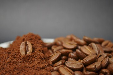 coffee coffee beans close-up