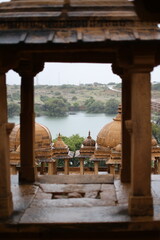 Cénotaphe Bada Bagh in Jaisalmer, India