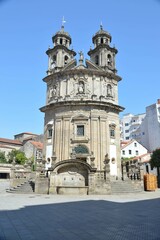 Iglesia de la Peregrina en Pontevedra, Galicia