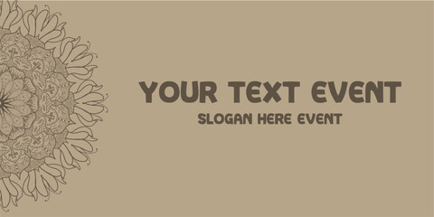 Mandala Banner Event Template Design