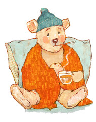 Sick Little Teddy Bear
