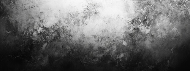 Abstract Monochrome Texture: A captivating black and white background, featuring a textured overlay of swirling patterns and blurred gradients, evokes a sense of mystery and intrigue. Perfect for addi