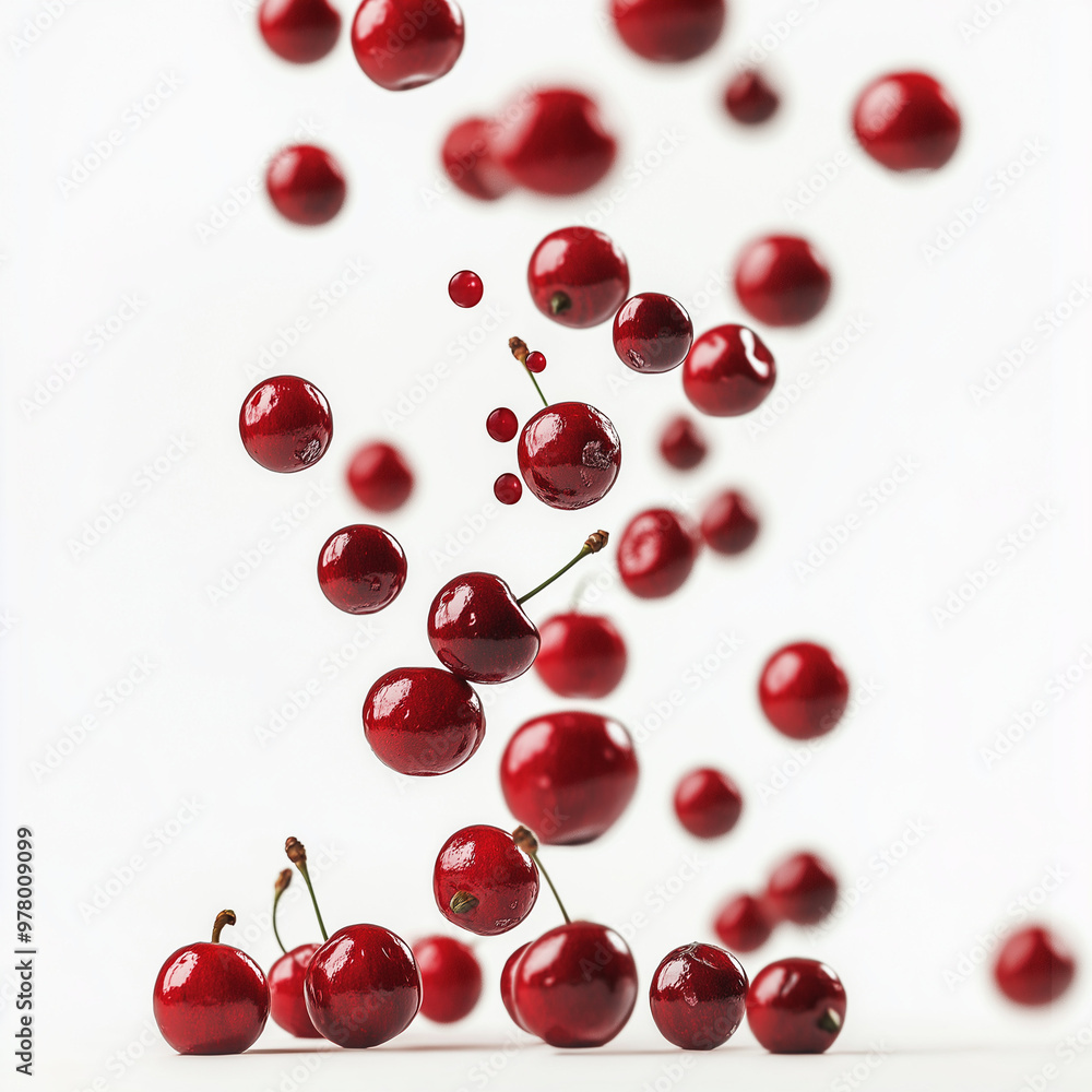 Poster Falling Cherries