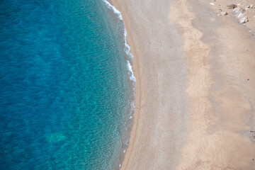 Amazing view of Platia Ammos Beach, Cephalonia, Greece