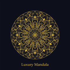 ornamental mandala design  goldrtwork background