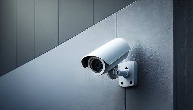 close up of a security camera