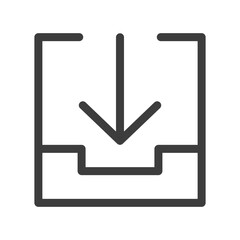 Basic UI Cornered Icons Collection - Minimalist and Functional User Interface Design