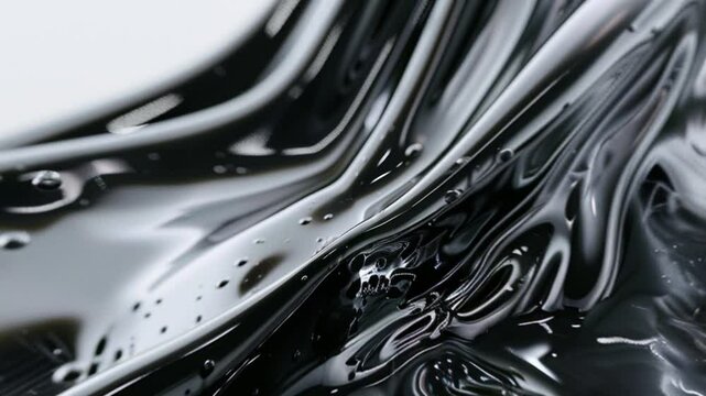 Liquid shiny silver texture background