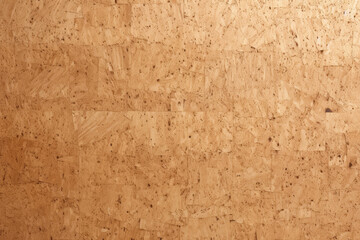 Fototapeta premium Processed collage of cork board or OSB board material texture. Background for banner, backdrop