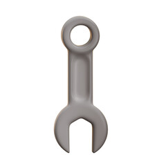 3d illustration wrench 