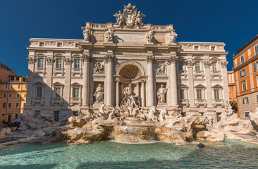 Obraz na płótnie Canvas Trevi fountain - Rome