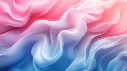 Obraz premium Soft, flowing pink and blue fabric. Perfect for background or design element.