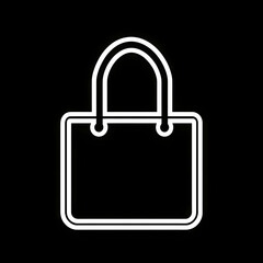 Shopping Bag illustration for design Black Friday post for your Black Friday sale and discount