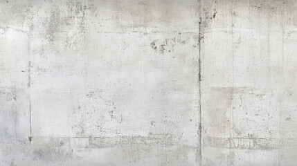 Obraz premium A smooth, pale gray concrete wall with a minimalist texture. The surface is largely clean, with faint imperfections and subtle cracks running along the surface, creating a modern, industrial feel.