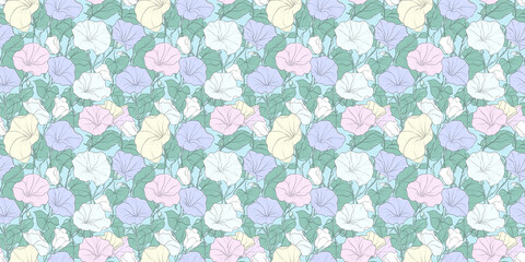 Obraz premium pattern of morning glories