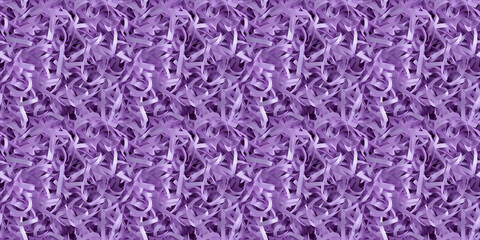 Obraz premium shredded paper filler in amethyst purple color with thin, delicate strips, shredded paper filler texture background