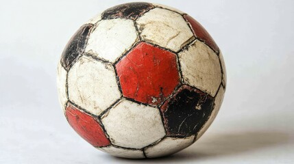 Soccer ball, on the white background