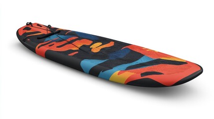 Wakeboard, on the white background