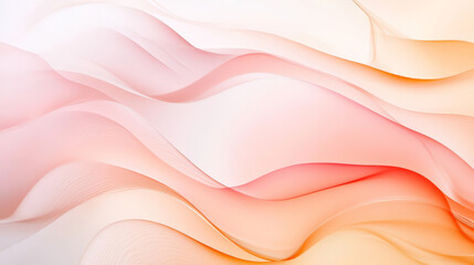 A calming background with fluid gradient waves transitioning from soft pink to pastel peach, offering a gentle and soothing visual experience.