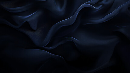 Obraz premium A dark gradient background shifting from deep midnight blue to rich black, with subtle lighting for a dramatic, moody effect.