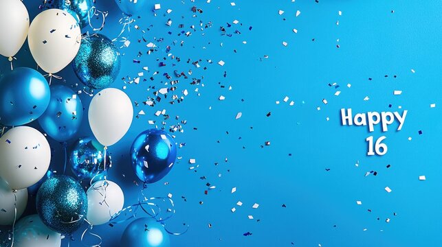 Sweet sixteen: text happy 16 years, the milestone birthday with joy and festivity, the transition from childhood to young adulthood with cherished memories, family, and friends