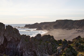 Icelandic ocean coast
