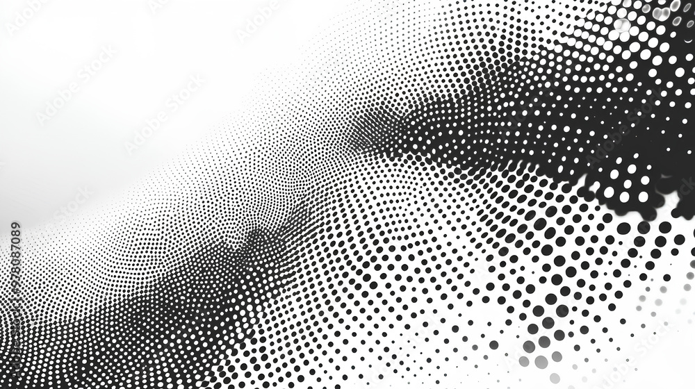 Poster halftone patterned background design element