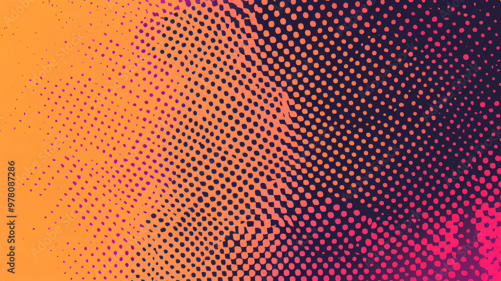 Poster halftone patterned background design element