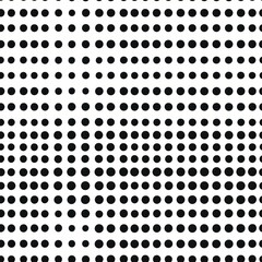 Minimalist Monochrome Dots: A CleanSymmetrical Repeat