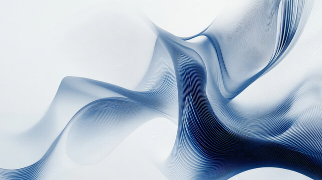 A sophisticated business background with flowing blue and white lines, combined with abstract geometric shapes, ideal for presentations and corporate branding.