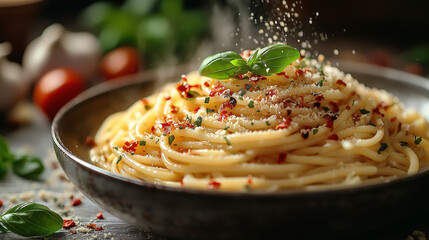 Classic Italian spaghetti carbonara