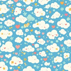 Dreamy Atmosphere: Charming Cloud-Shaped Design