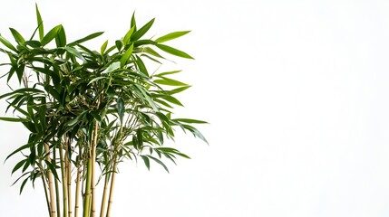 Obraz premium Vibrant Bamboo Foliage in Lush Natural Setting