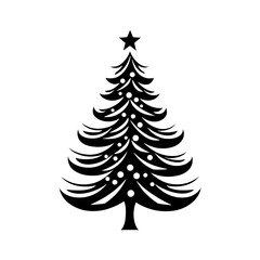 Obraz premium Christmas Tree And Decoration isolated on Transparency Background, Generative AI
