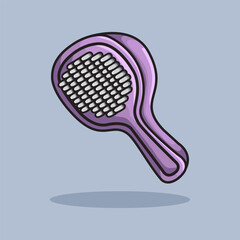 Vector illustration Hair Comb. Vector design Hair Brush. Hair Brush Comb design illustration and icon for website, digital and print