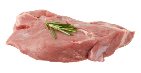 Fresh pork loin with rosemary