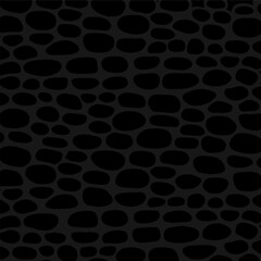 background of a pile of large small irregular dark oval stones vector